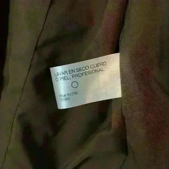 Oscar an Oscar De La Renta Company Brown 100% Suede Ruffle Blazer size 8 - Picture 6 of 13